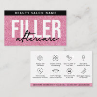 Pink Glitter Glam Filler Aftercare Guide