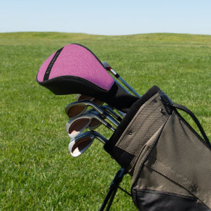 Pink Glitter, Glitter Background, Your Name Golf Head Cover