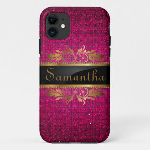 Pink Glitter iPhone 5 Mate Barely There™ Case