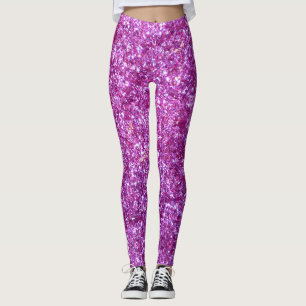 Pink Glitter Leggings