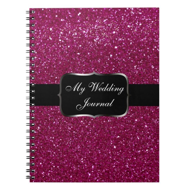 Pink Glitter Notebook (Front)