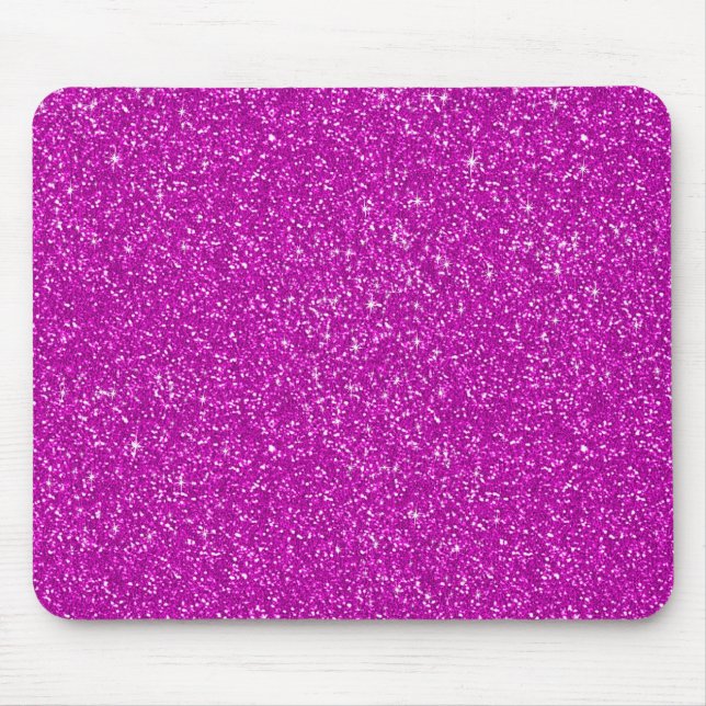 Pink Glitter Pattern Texture Mouse Pad (Front)