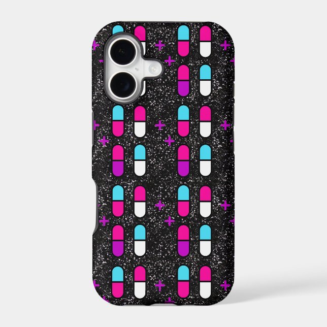 pink glitter pills (Back)