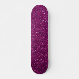 Pink Glitter Skateboard