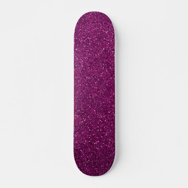 Pink Glitter Skateboard (Front)