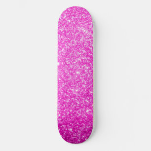 Pink Glitter Skateboard