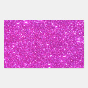 Pink Glitter Sparkle Customizable Design Sticker