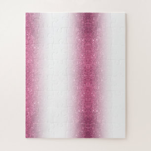 Pink Glitter Sparkle Fancy Glamour – Envelope Line Jigsaw Puzzle