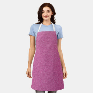 Pink Glitter, Sparkle, Glitter Background Apron