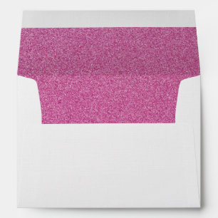 Pink Glitter, Sparkle, Glitter Background Envelope
