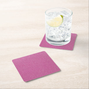 Pink Glitter, Sparkle, Glitter Background Square Paper Coaster