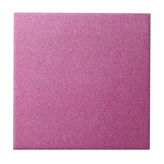 Pink Glitter, Sparkle, Glitter Background Tile (Front)
