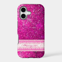 Pink Glitter Texture & Pink Damasks
