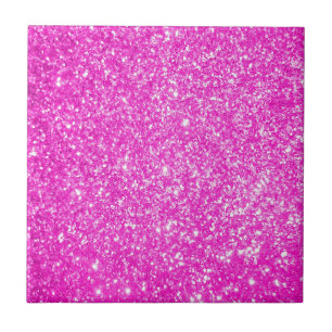 Pink Glitter Tile