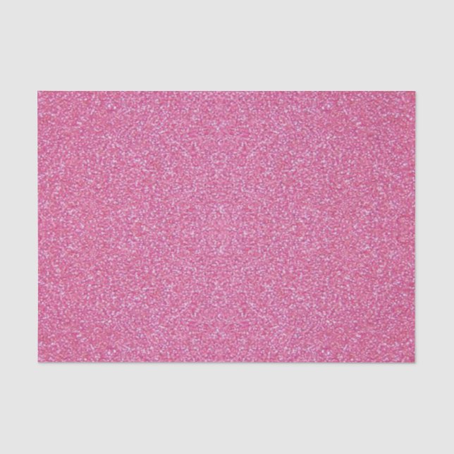 Pink Glitter Tissue Paper (Front)