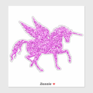 Pink Glitter Unicorn