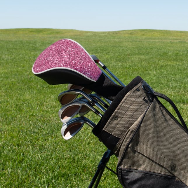 Pink Glitz Glitter  Golf Head Cover (In Situ)