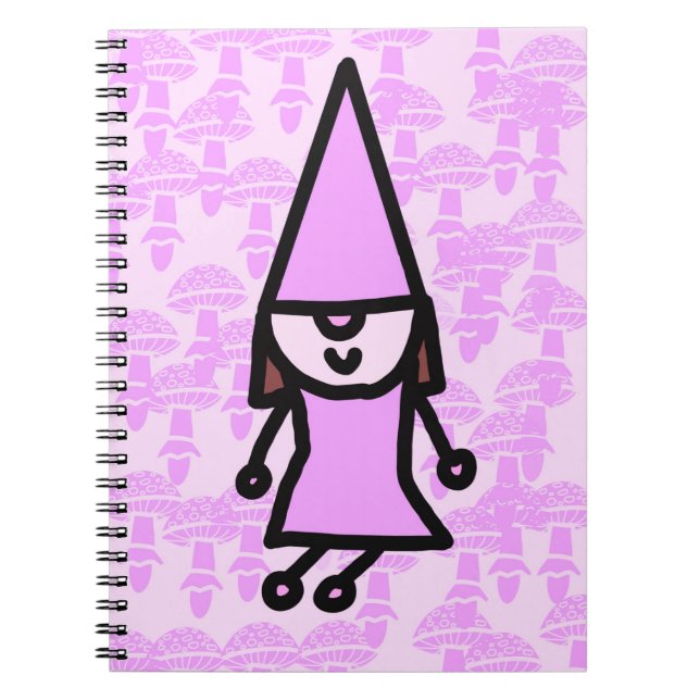 Pink Gnome Notebook (Front)