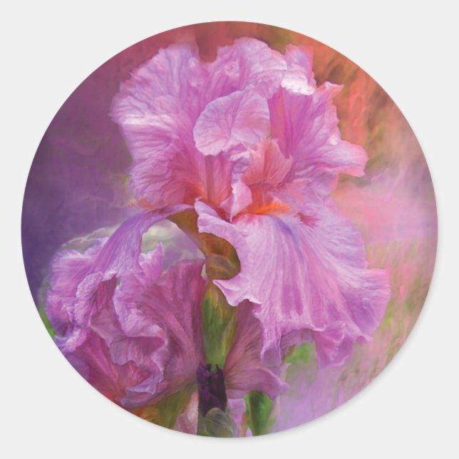 Pink Goddess Art Sticker (Front)