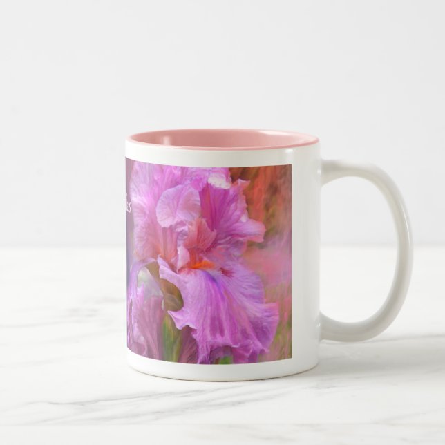 Pink Goddess Iris Mug (Right)
