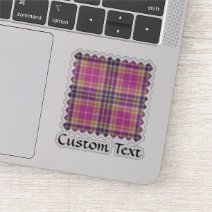 Pink, Gold and Blue Tartan