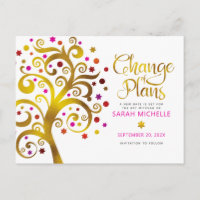 Pink Gold Bat Mitzvah Change of Plans Tree of Life