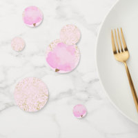 Pink & Gold Cotton Candy Circus Birthday Party