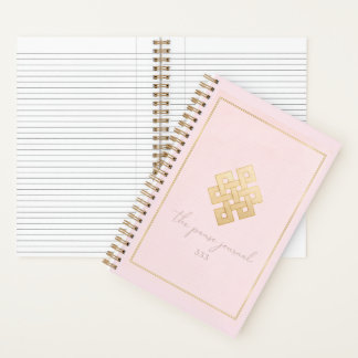 Pink & Gold Daily Reflection Journal
