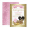 Pink Gold Ethnic Girl Baby Shower Invitations
