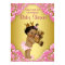 Pink Gold Ethnic Princess Baby Shower Welcome Sign