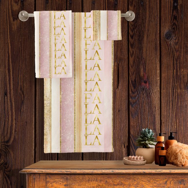 Pink Gold Fa Noël La La Motif#27 ID1009 (Créateur téléchargé)