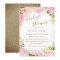 Pink Gold Floral Rose Watercolor Bridal Shower