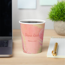 Pink gold glitter custom name