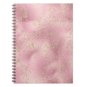 Pink Gold Glitter Glitz Sparkle     Notebook