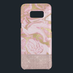 Pink Gold Gold Glitter and Sparkle Marble Uncommon Samsung Galaxy S8 Plus Case<br><div class="desc">Pink Rose Gold Glitter and Sparkle Marble Case. The Pink and Gold Marble case is perfect for the girl that loves rose gold and sparkle.</div>