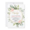Pink gold greenery elegant girl baby shower