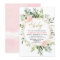 Pink gold greenery elegant girl baby shower