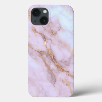  Pink & Gold Marble iPhone Case – Luxe Glam Series