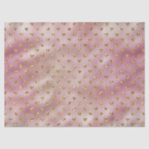 Pink Gold Ombre Glitter Hearts