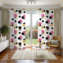 Pink Gold Polka Dot