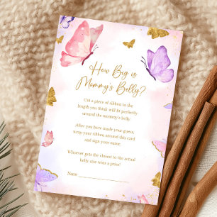 Pink Gold Purple Butterfly Shower How Big Game