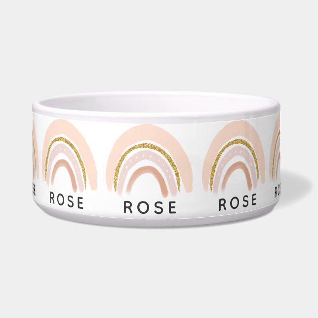 Pink & Gold Rainbow Elegant Boho (Front)