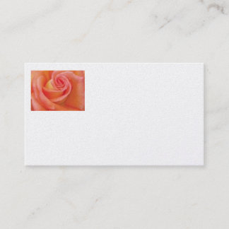 pink/gold rose business card