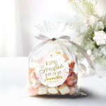 Pink Gold Snowflake Girl Baby Shower Classic Round Sticker<br><div class="desc">Adorable calligraphy with snowflakes,  winter-themed baby shower invitations. Easy to personalize with your details. Check the collection to find matching items as enclosure cards.</div>