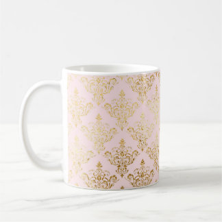 Pink & Gold Vintage Custom Design  Coffee Mug