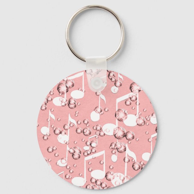 Pink,Golden Times_ Keychain (Front)