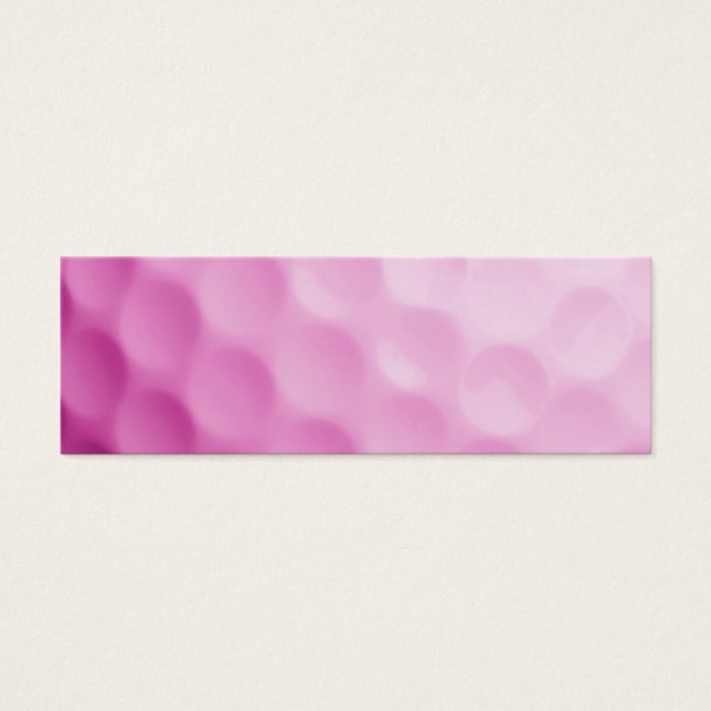 Pink Golf Ball Background Customized Template (Front)