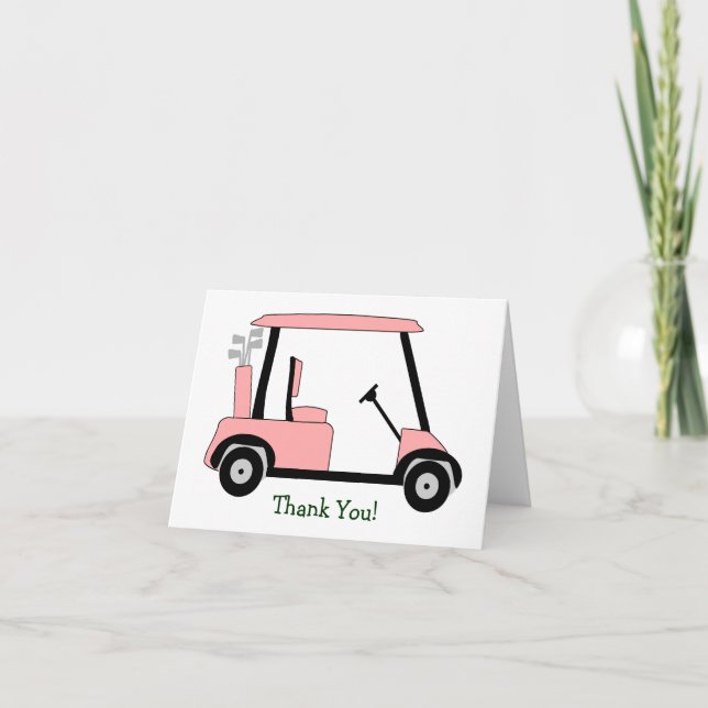 Pink Golf Buggy Merci (Devant)