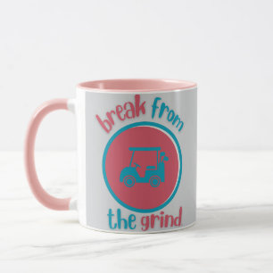 Pink Golf Cart BFTG Coffee Mug
