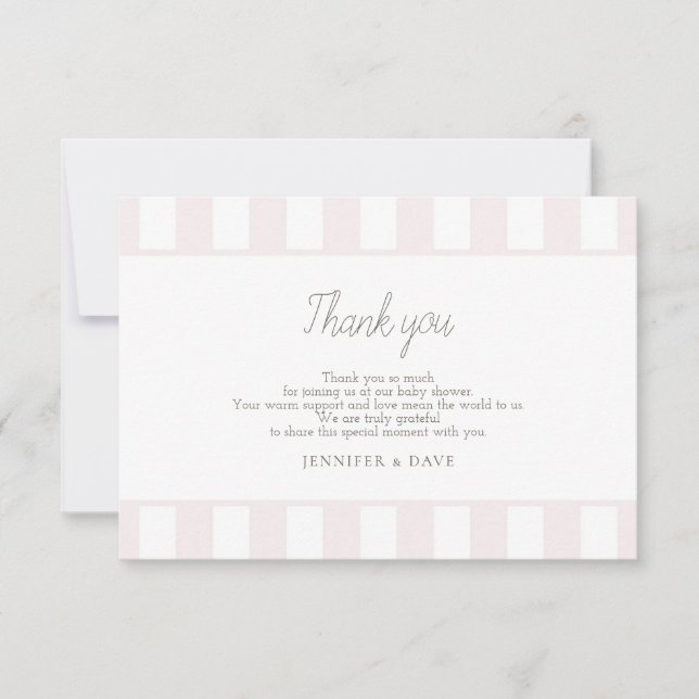 Pink golf cart thank you card (Front)